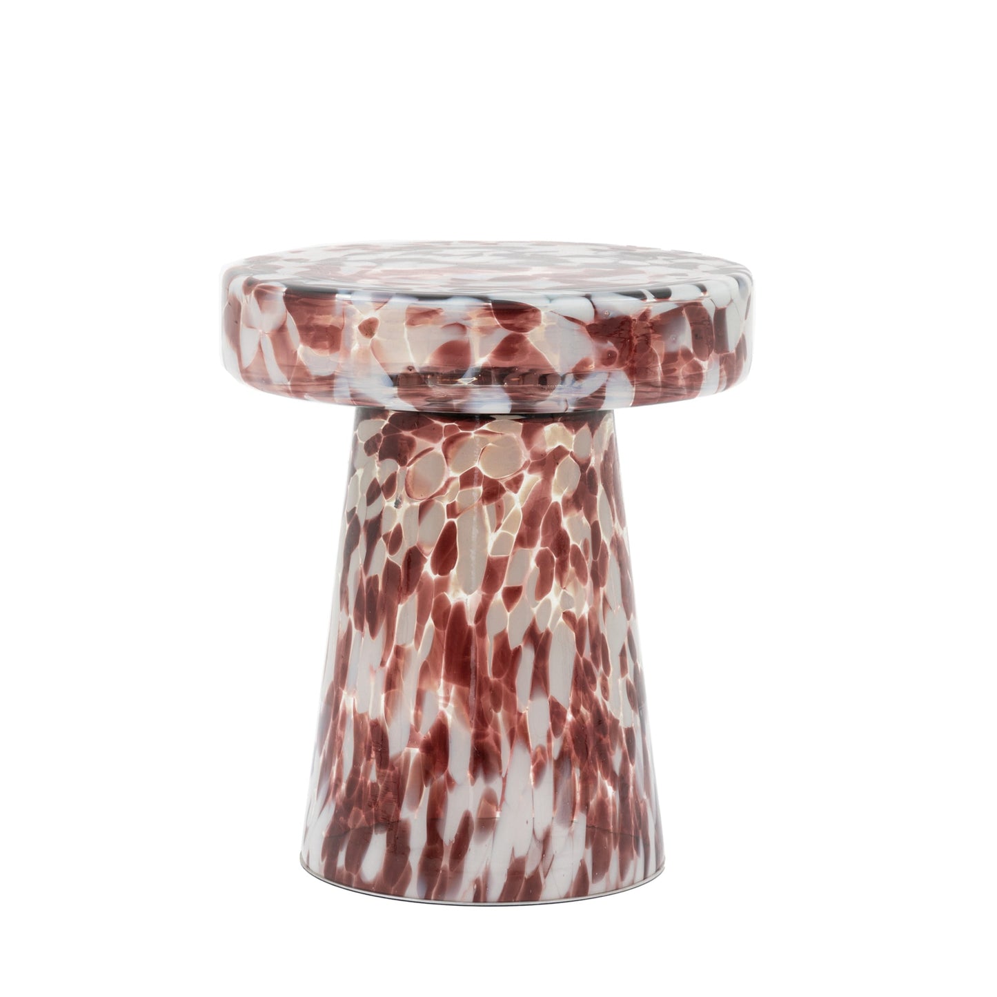 Murano Side Table Leopard