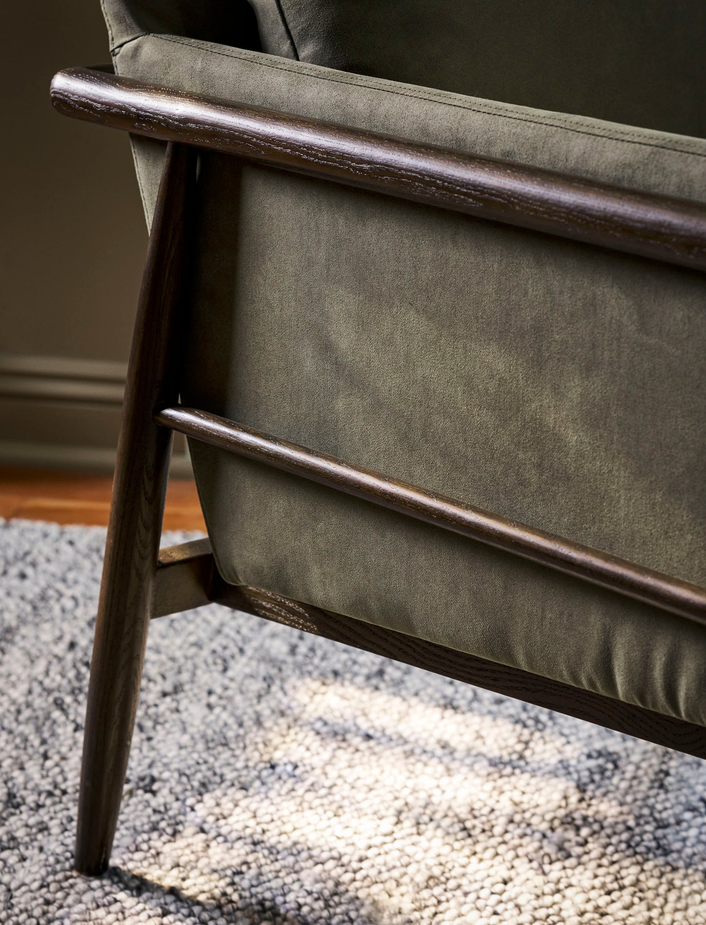 Kennington Armchair Olive Green