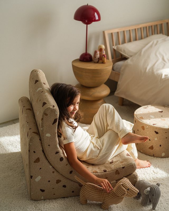 Terrazzo Sand Moon Chair