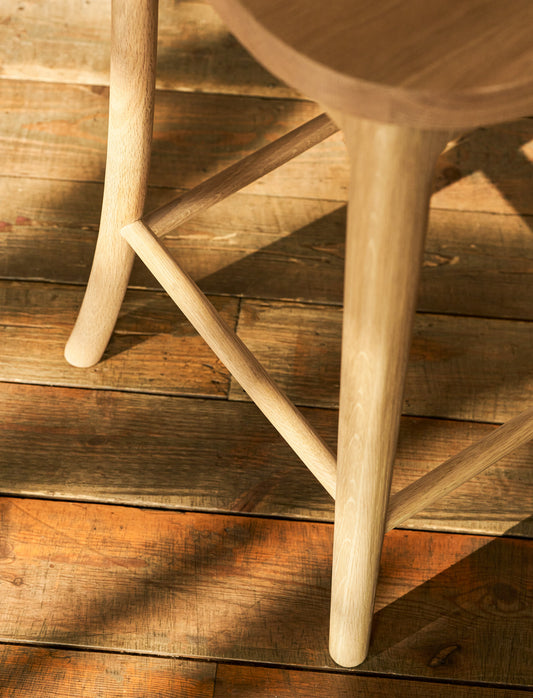 Ferndale Cross Back Bar Stool Natural - Bar Tables & Stools - Garden Trading -