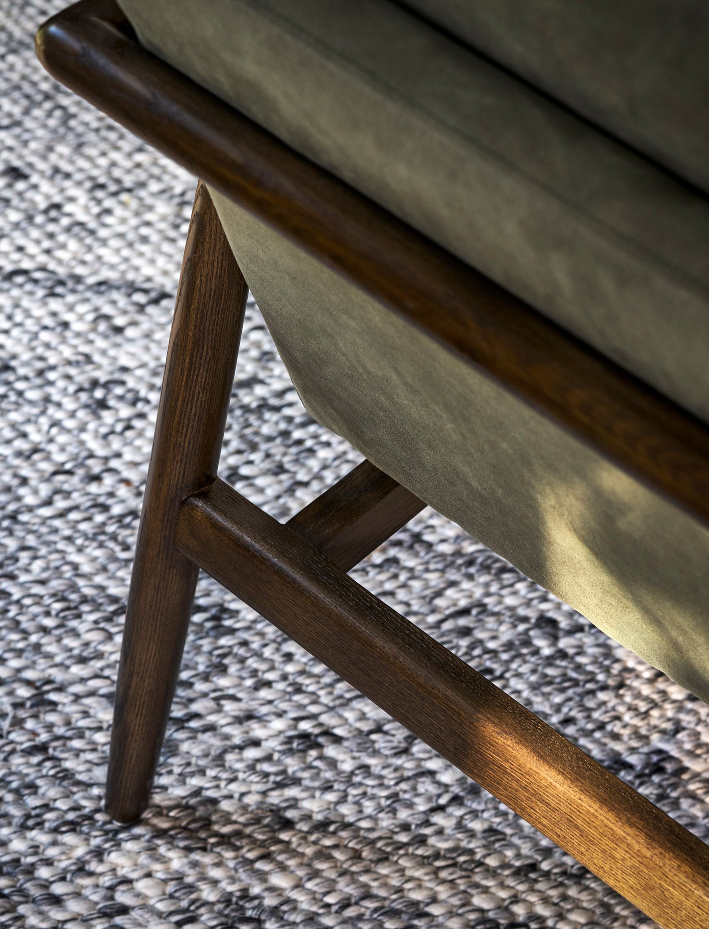 Kennington Armchair Olive Green
