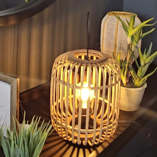 Longacre Table Lamp Natural Bamboo