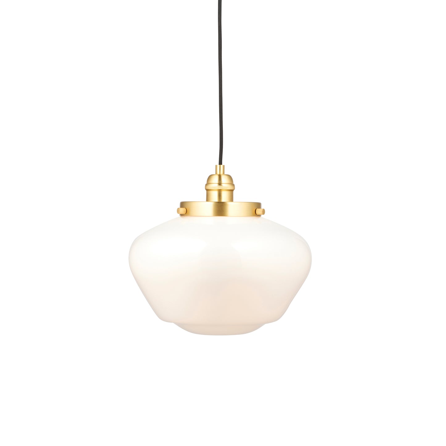 Katie Glass Pendant Brass/Opal