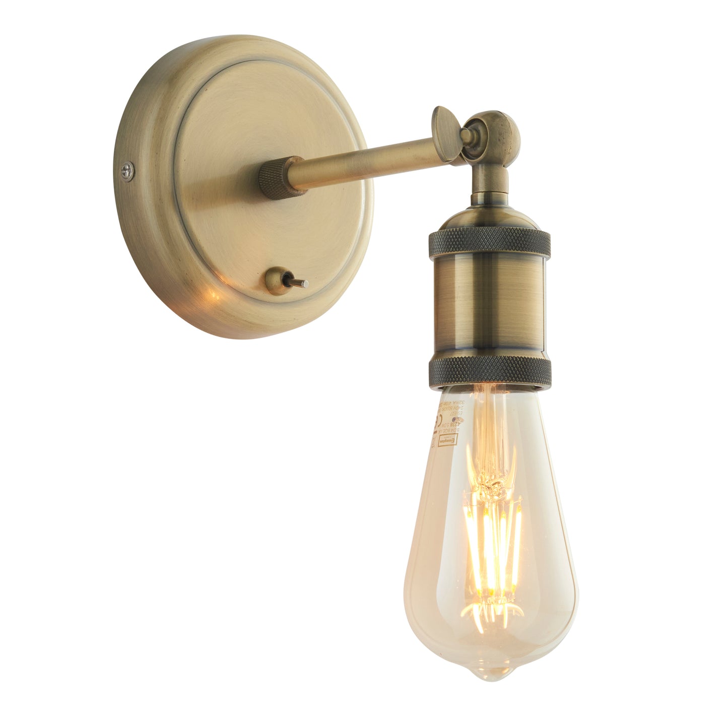 Cox Wall Light Antique Brass