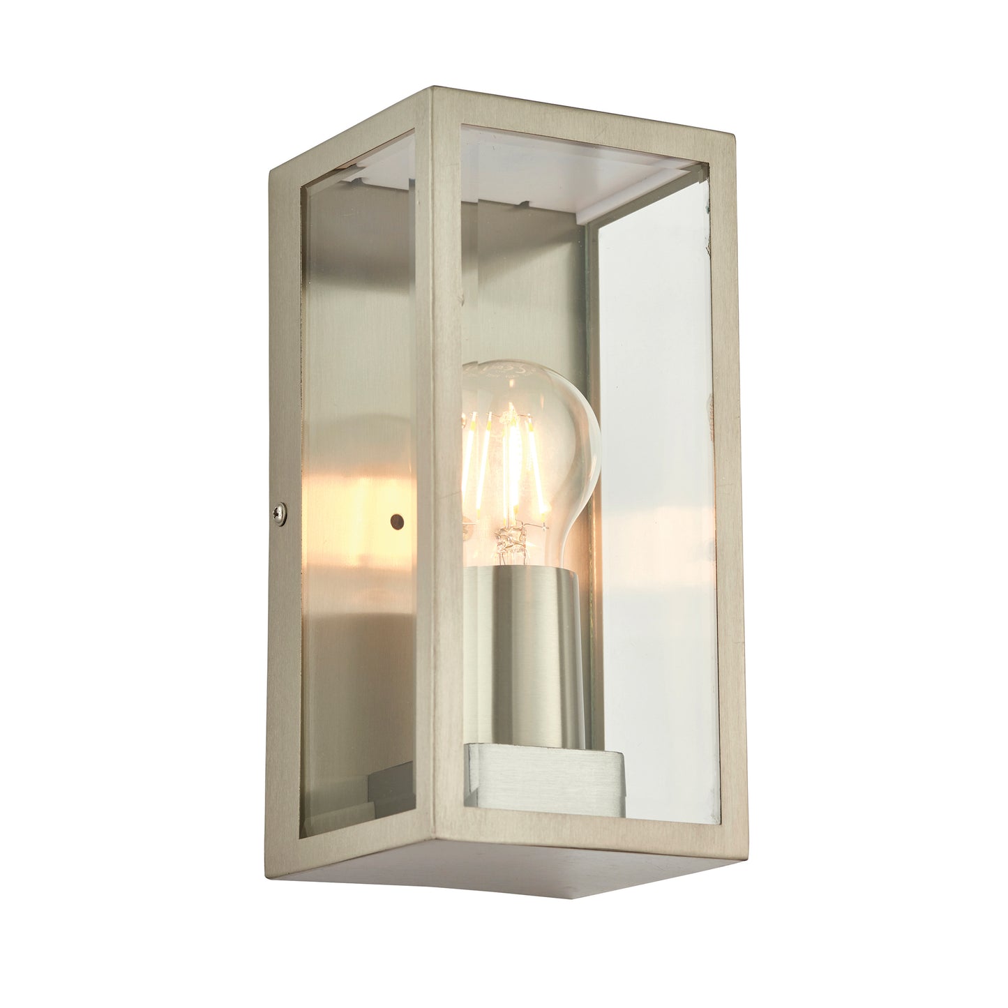 Brooks Outdoor Wall Light Brushed Steel