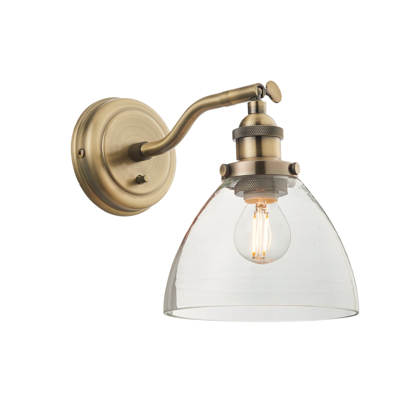 Hamilton Wall Light Antique Brass