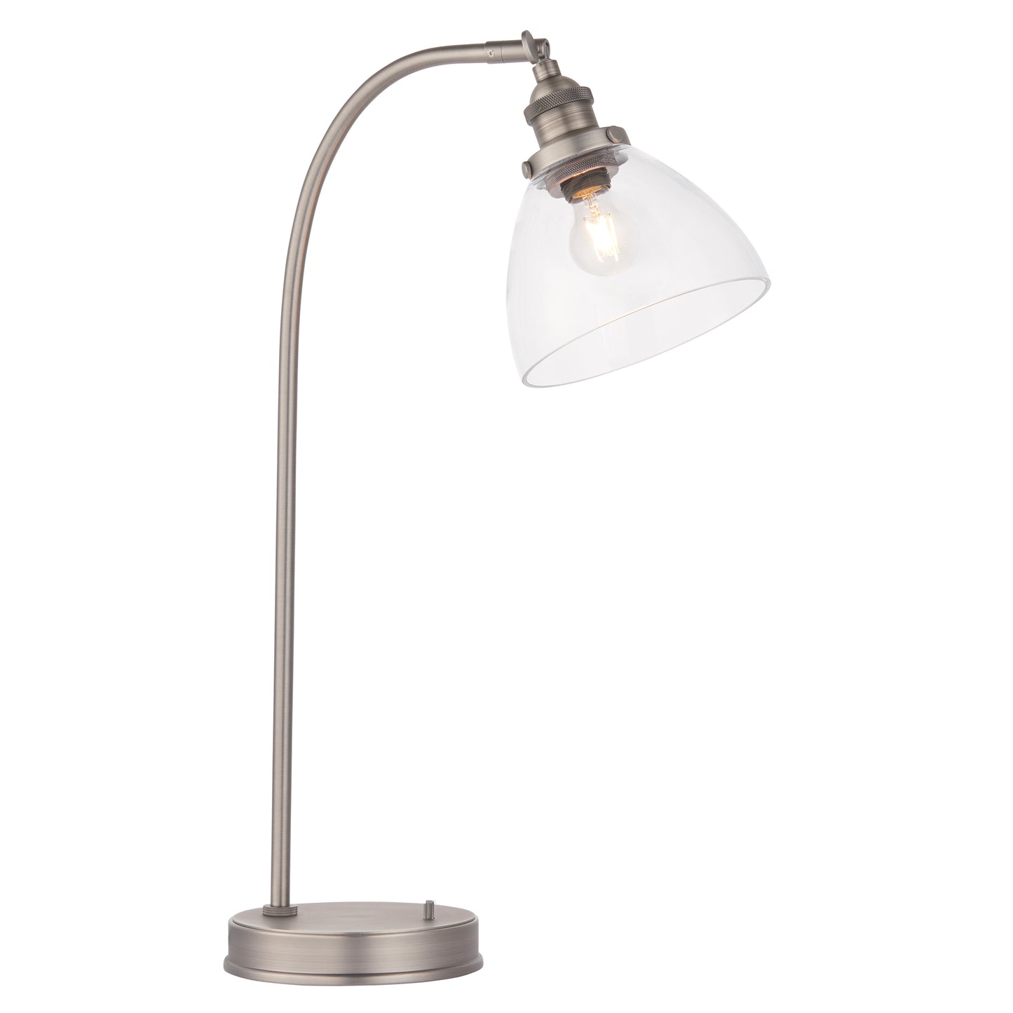 Hamilton Table Lamp Brushed Silver