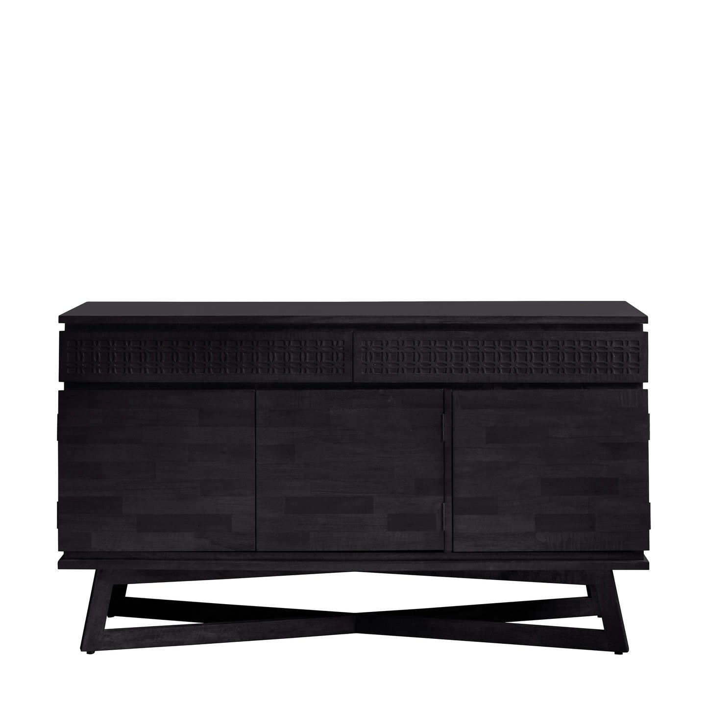 Barland 3Dr/2Drwr Sideboard Black