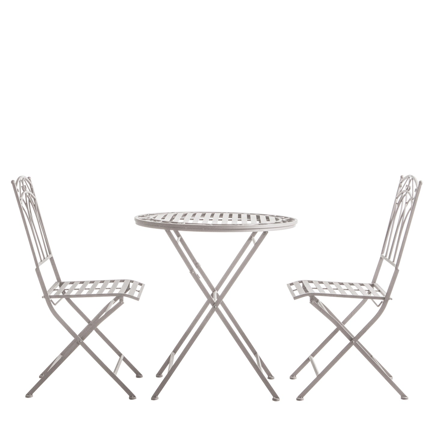Diles Bistro Set Distressed White