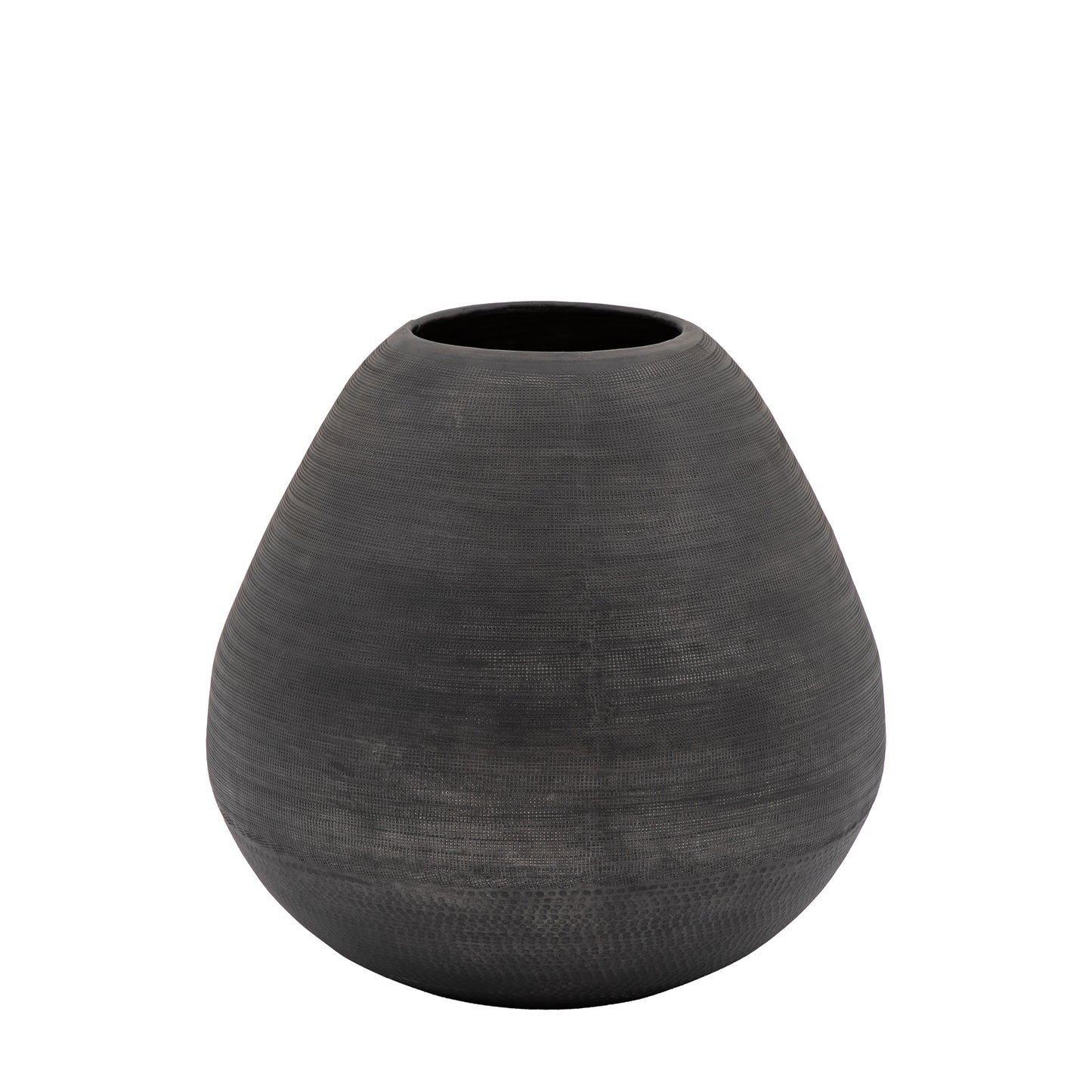 Alfie Aluminium Vase Black