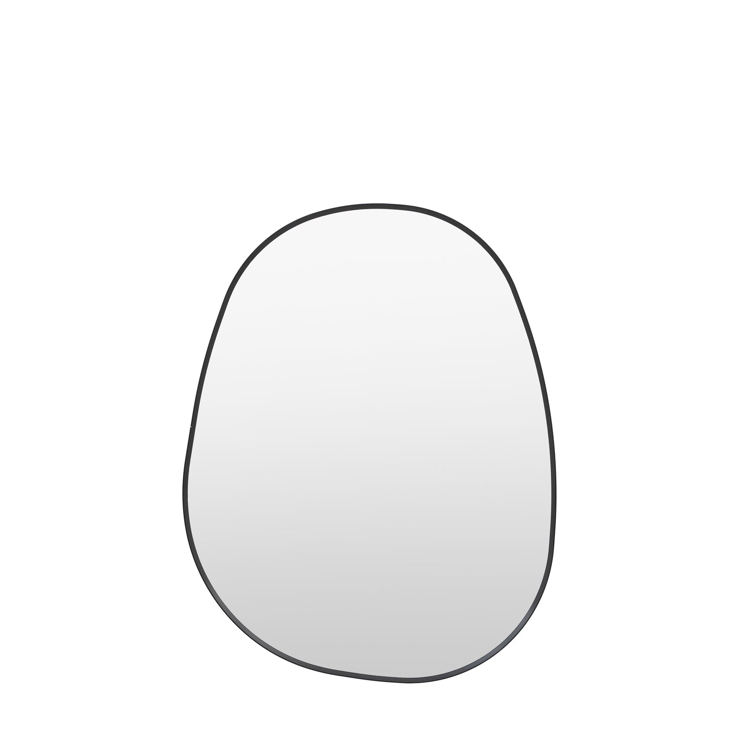 Copley Pebble Mirror Black Small