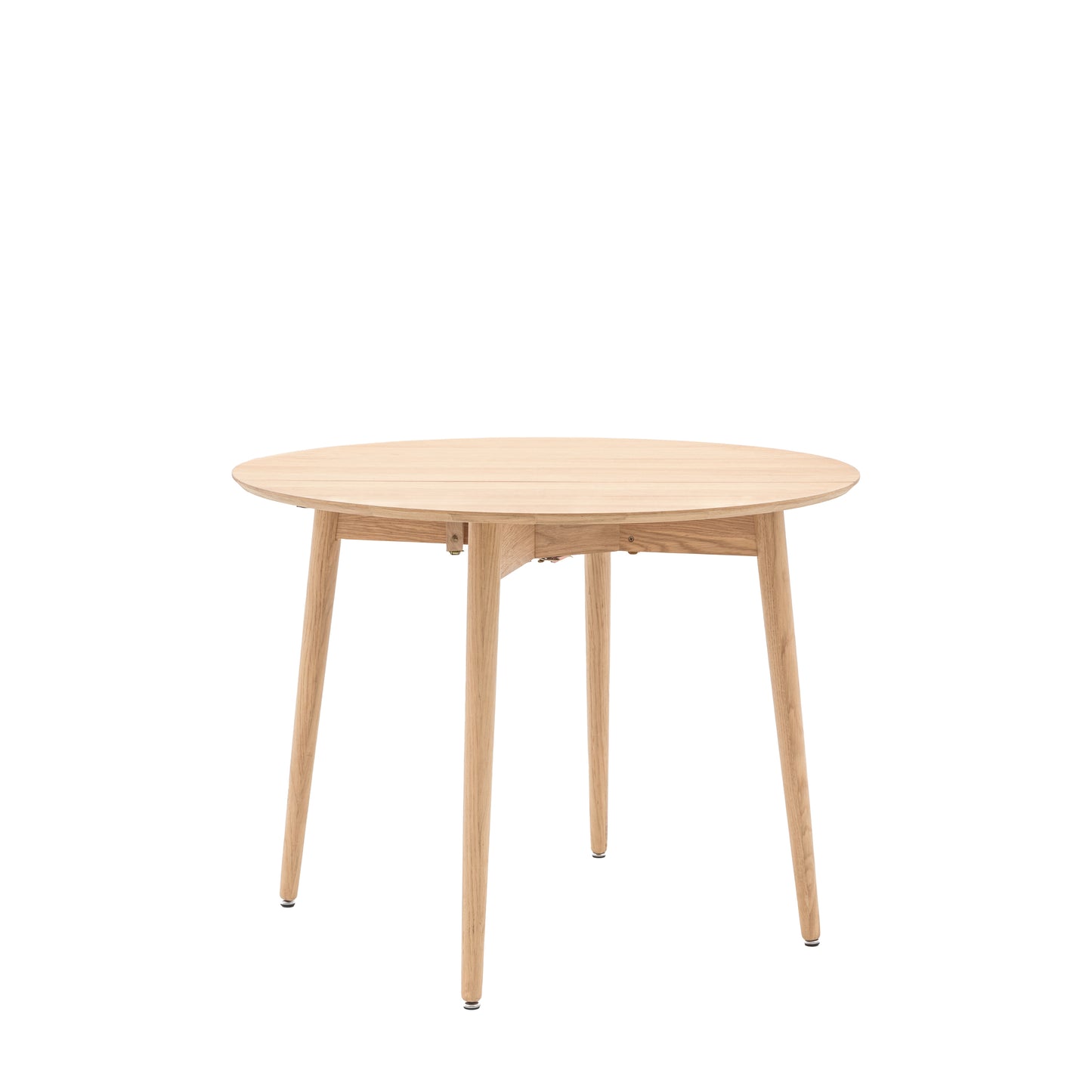 Horton Folding Round Dining Table Natural