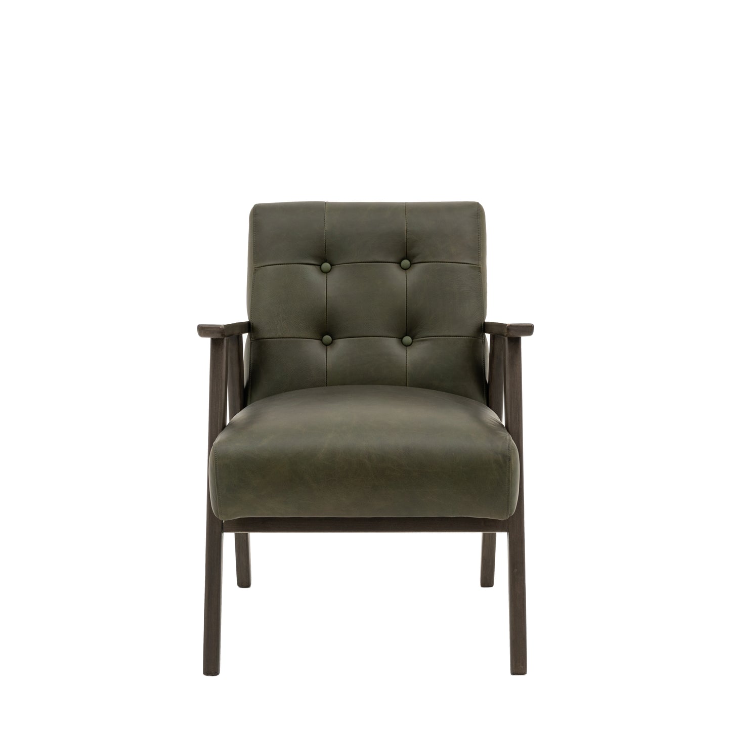 Brooke Armchair Heritage Green Leather