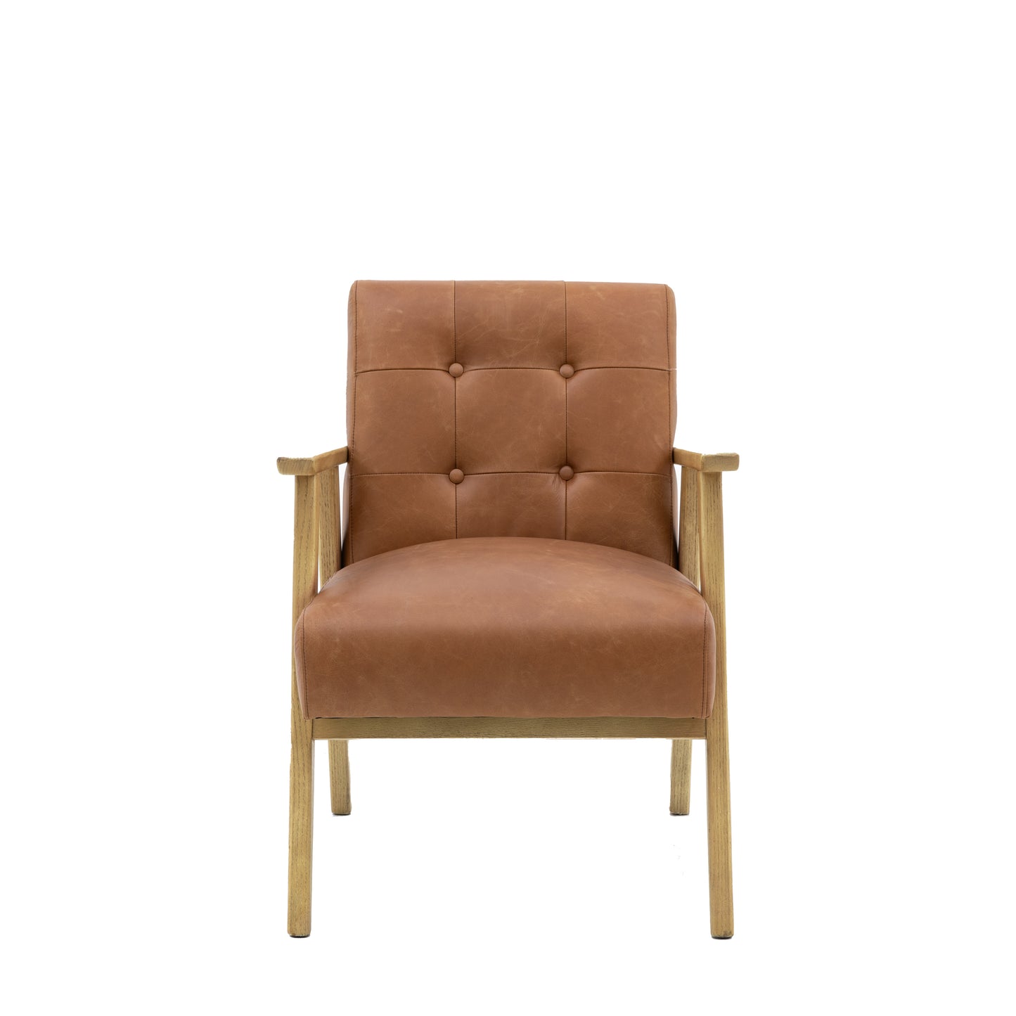 Brooke Armchair Antique Brown Leather