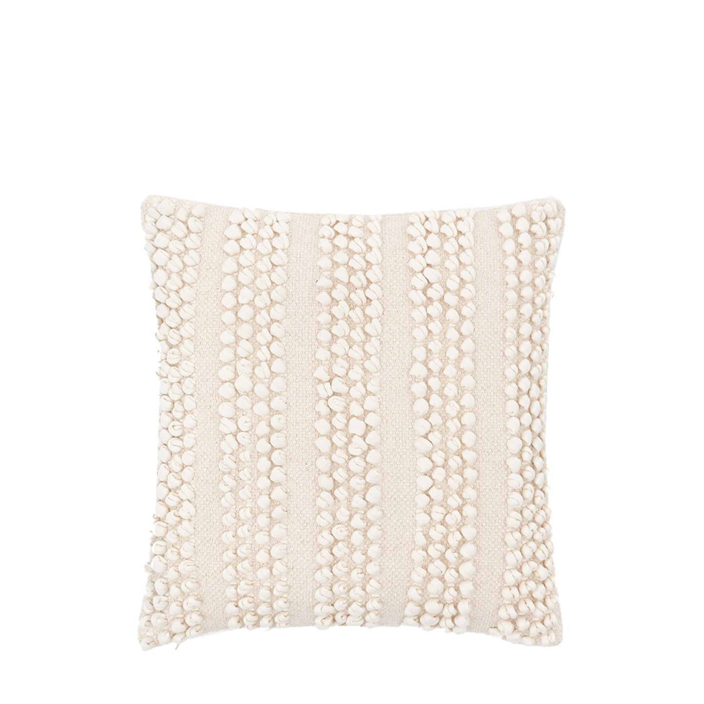 Mary Textured Cushion Cream - CUSHIONS - Gallery Direct -