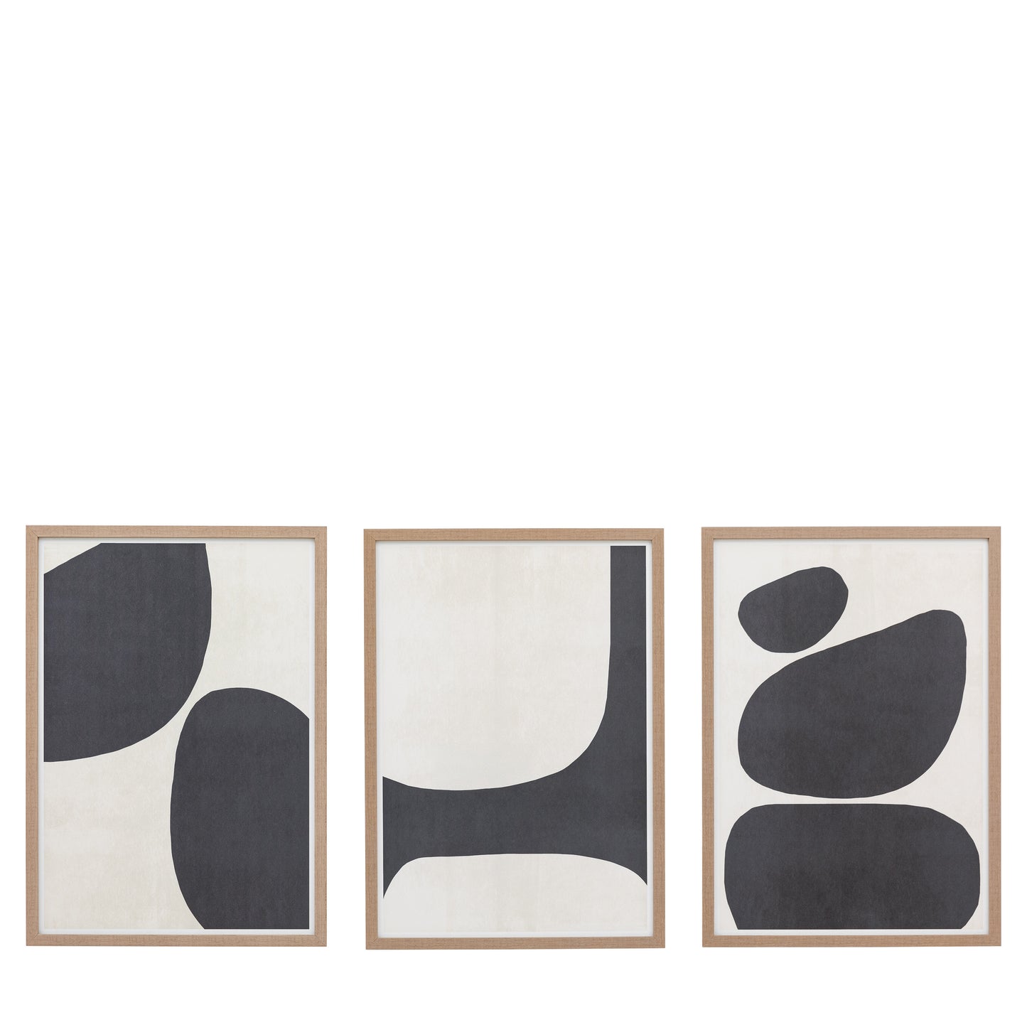 Pobbles Collection Framed Canvas Set of 3