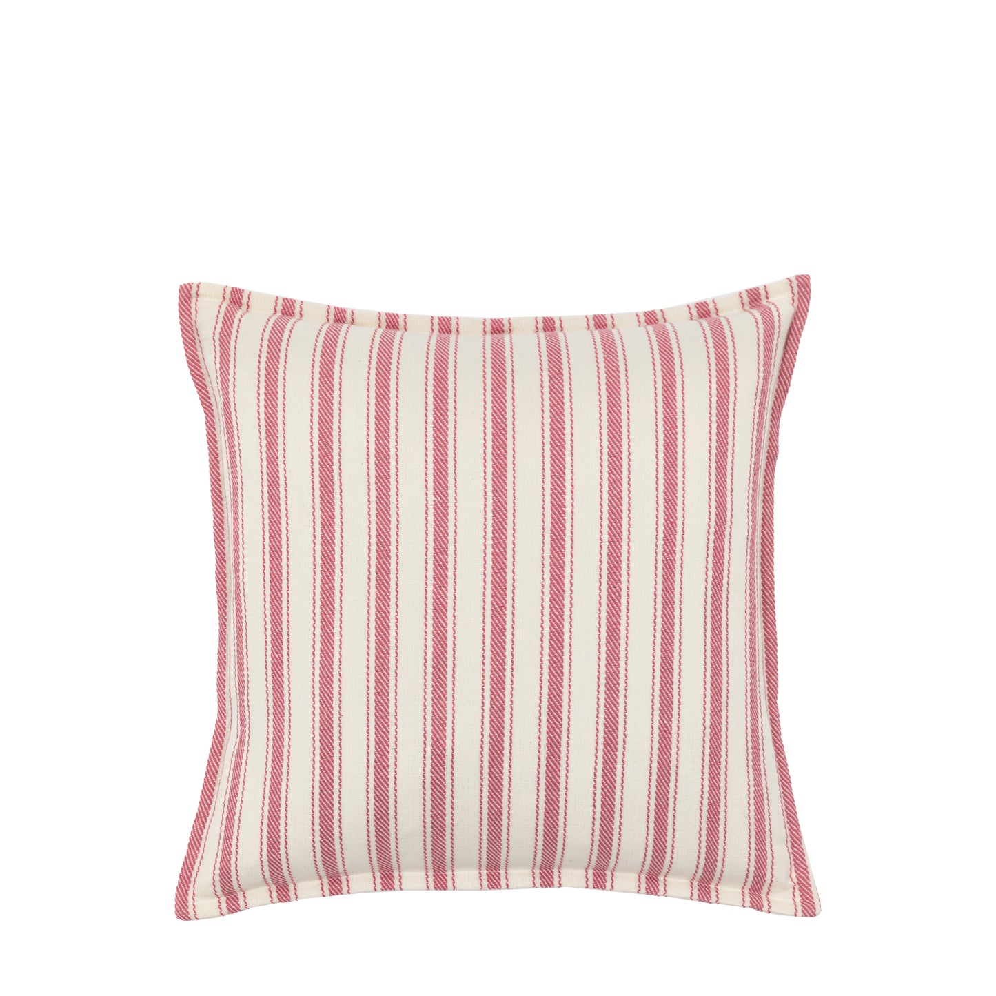 Jones Woven Stripe Cushion Berry