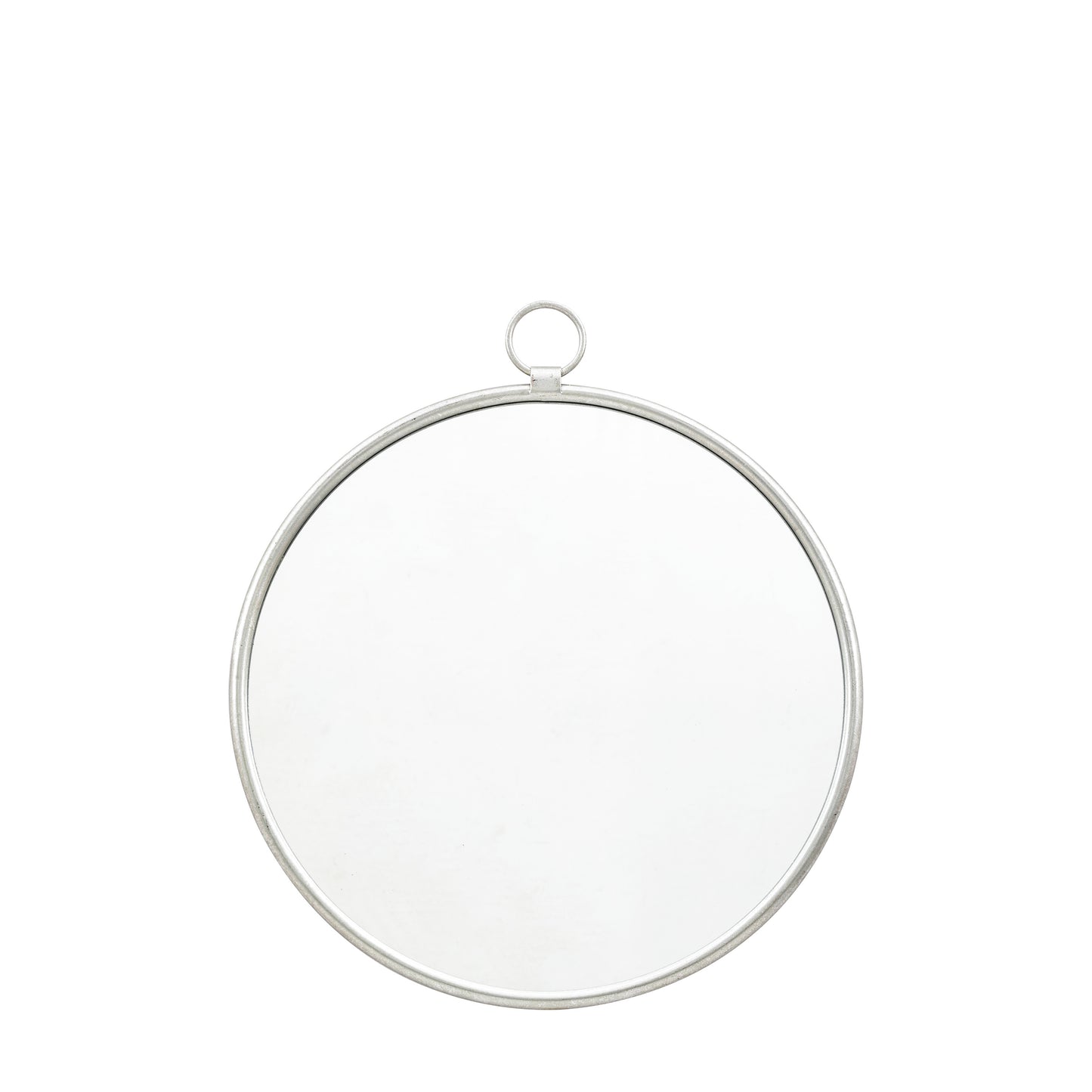 Ainsley Round Mirror Silver Large