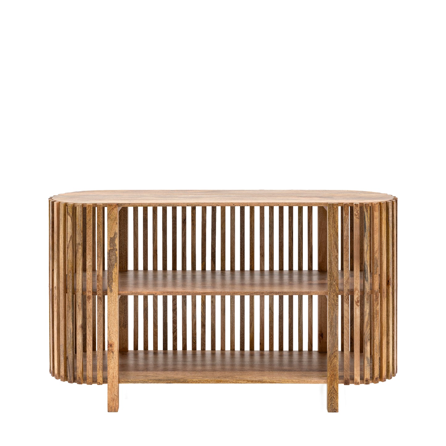Wern Slatted Console Table