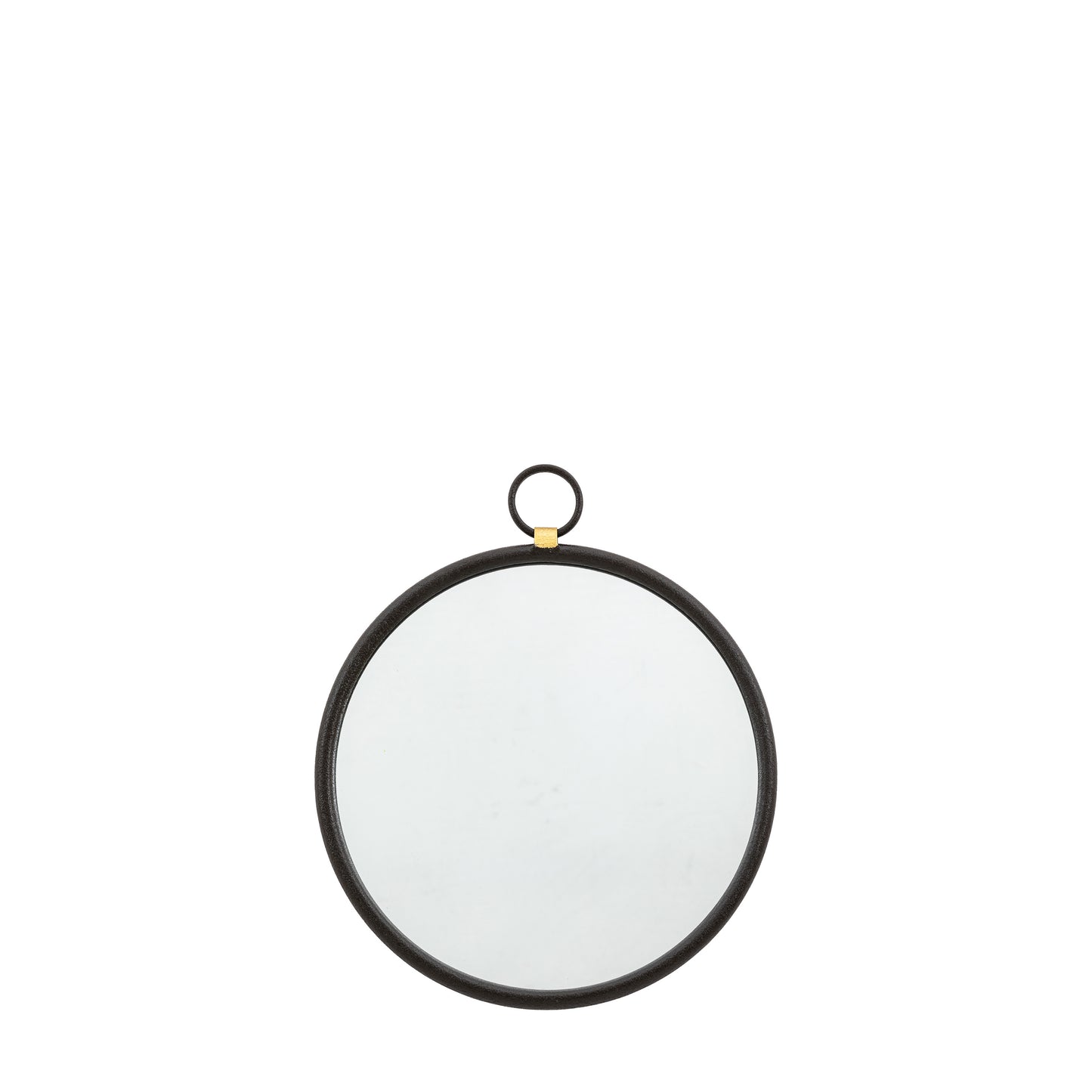 Ainsley Round Mirror Black Small