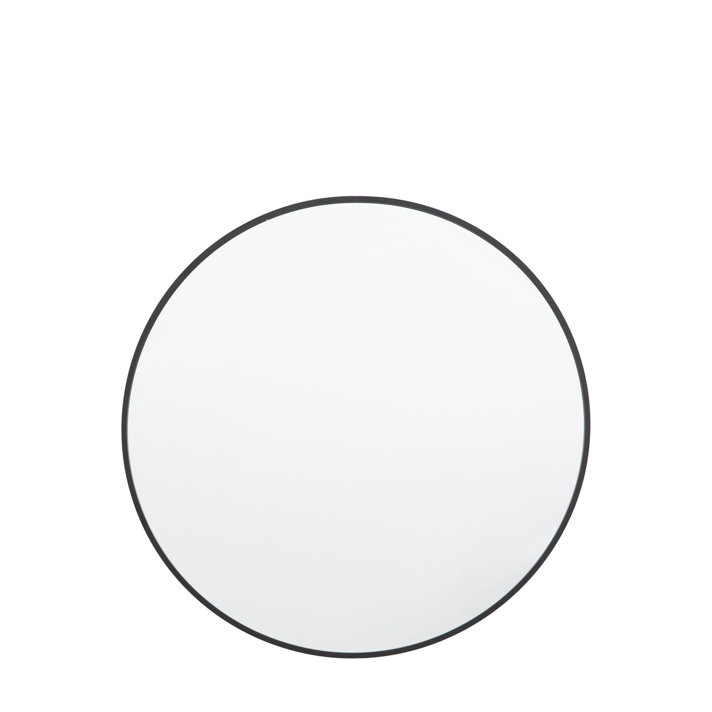Elizabeth Mirror Round Black