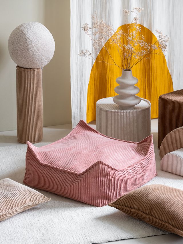 Wigiwama Square Ottoman - Pink