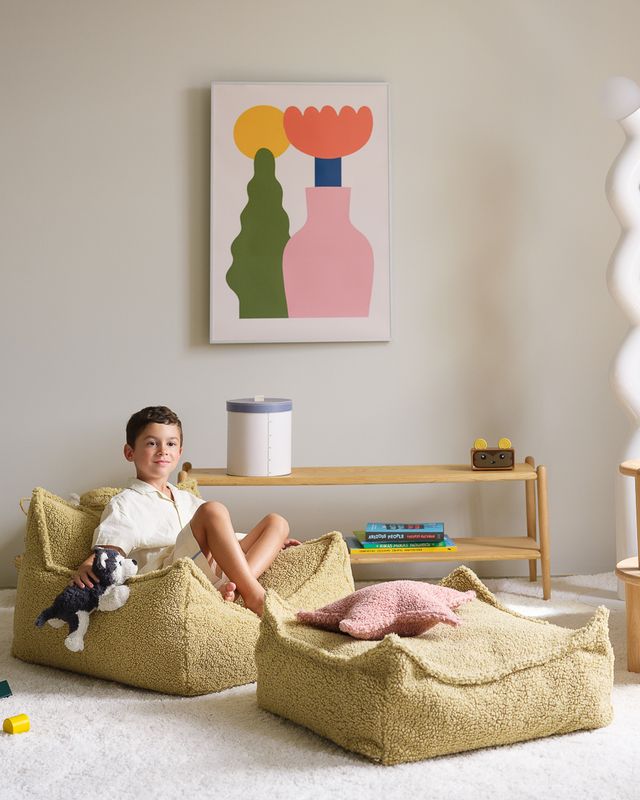 Wigiwama Square Ottoman - Green