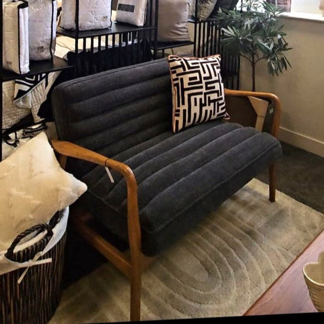 Darcie 2 Seater Sofa Charcoal Boucle