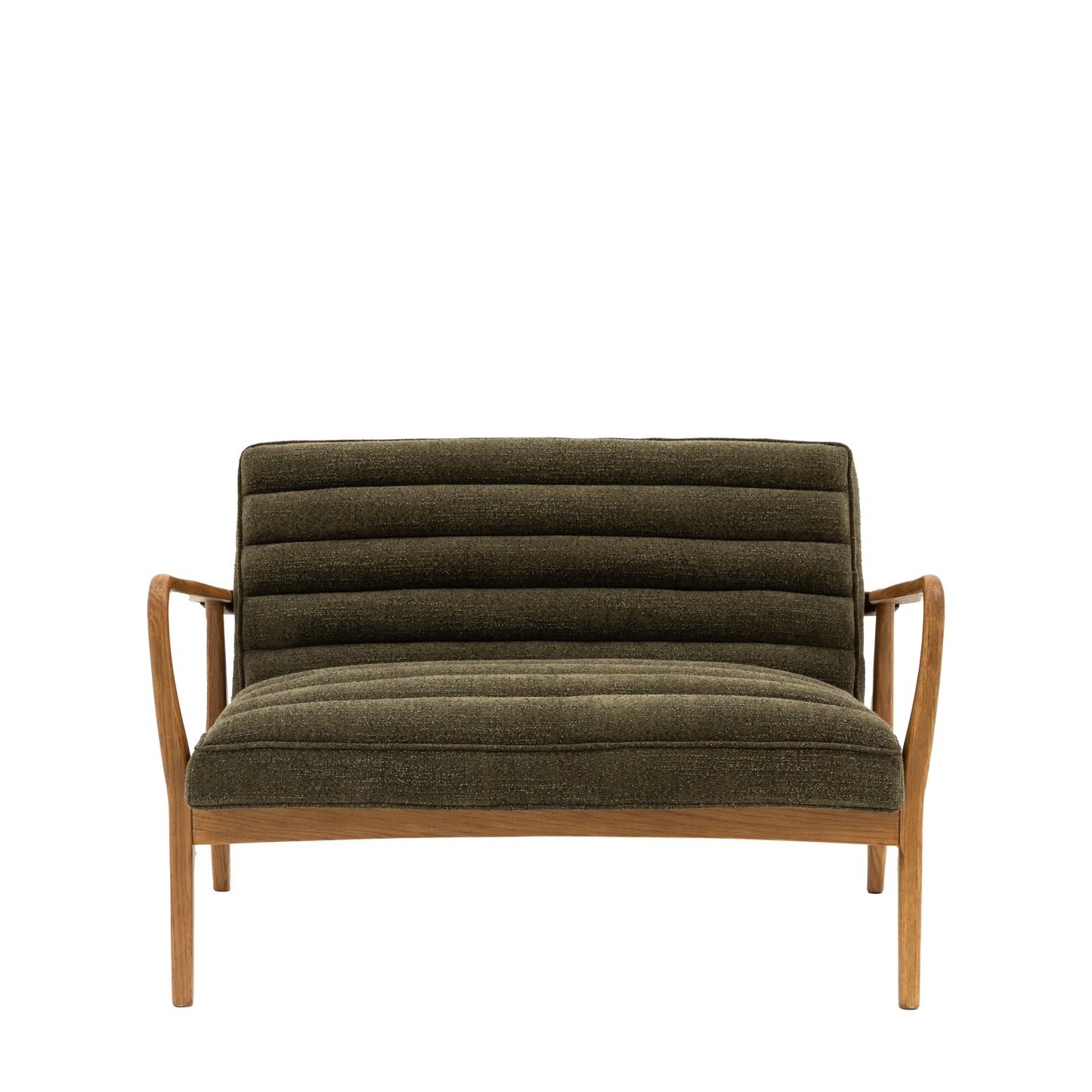 Darcie 2 Seater Sofa Olive Green Boucle