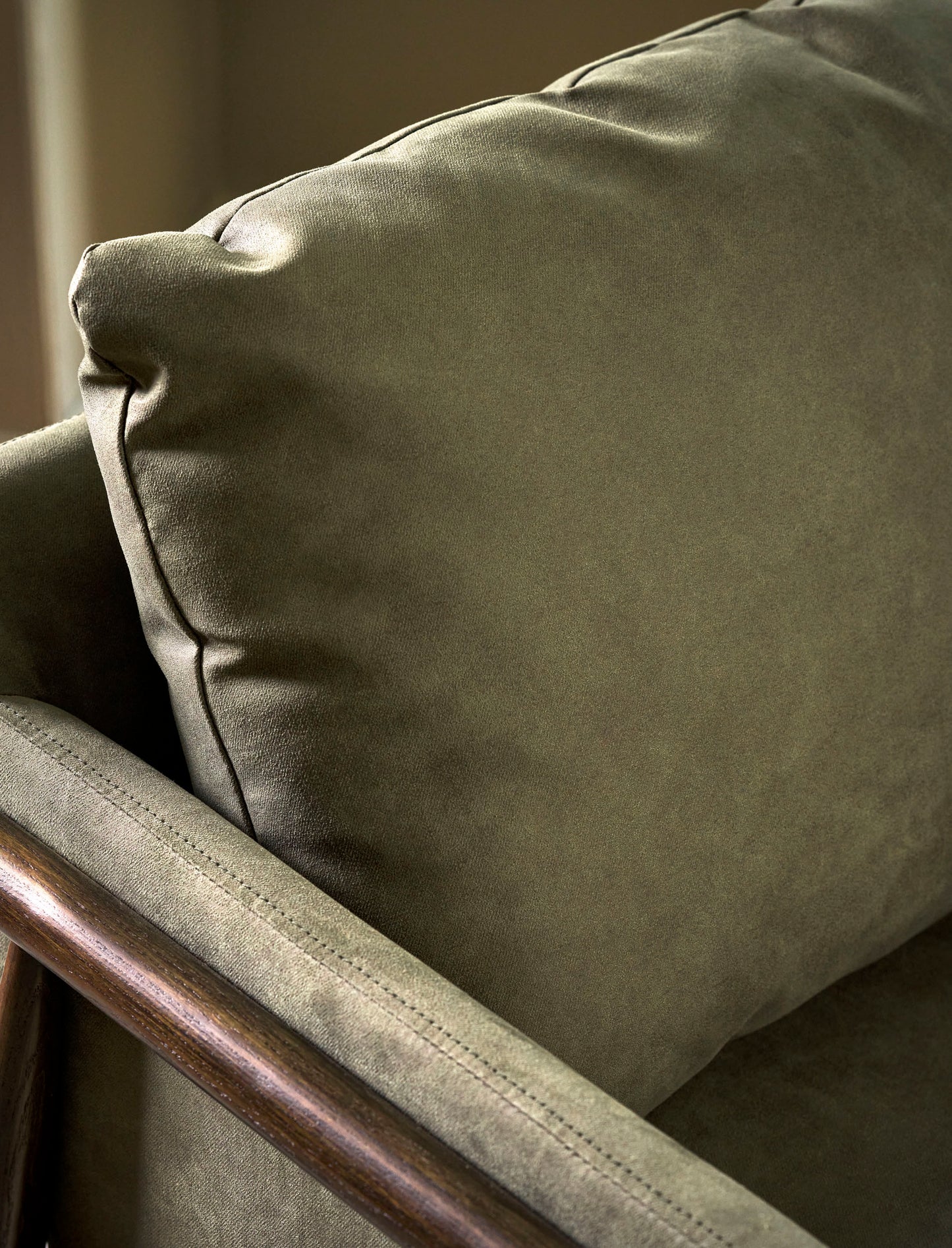 Kennington Armchair Olive Green - Sofas & Chairs - Garden Trading -