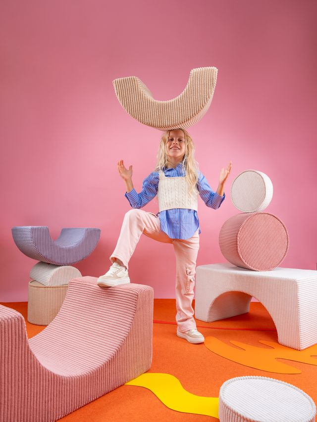 Pink Mousse Rainbow Playset