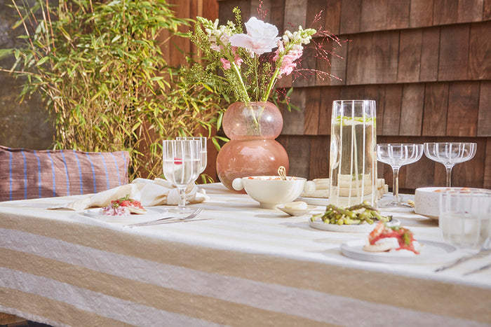 Striped Tablecloth - 260X140 Cm
