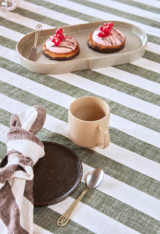 Striped Tablecloth - 260X140 Cm