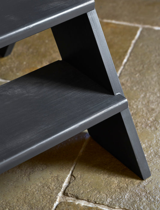 Classic Step Stool Charcoal - Dining Chairs & Benches - Garden Trading -