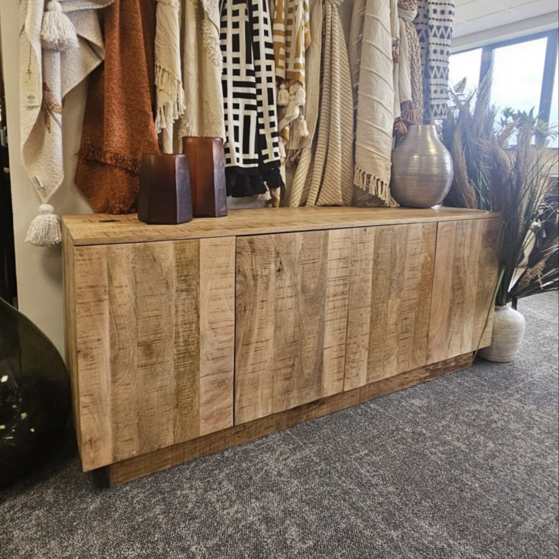 Ilston 4 Door Sideboard Natural