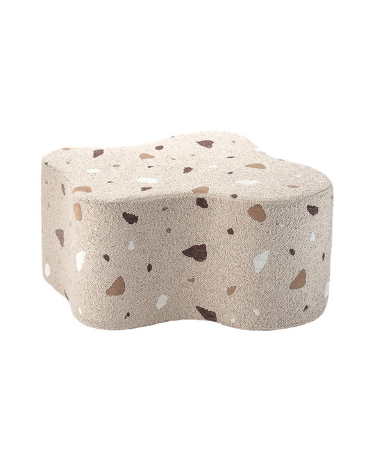 Wigiwama Terrazzo Cloud Pouffe - Brown