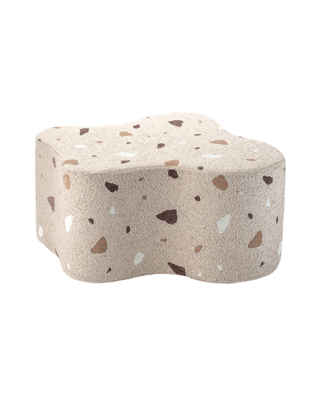 Wigiwama Terrazzo Cloud Pouffe - Brown