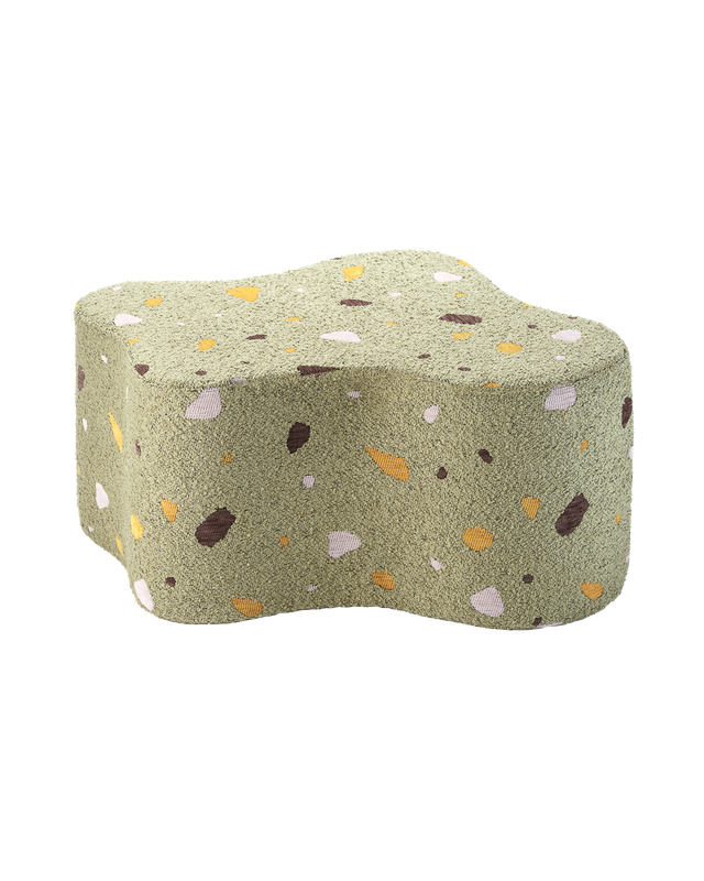 Wigiwama Terrazzo Cloud Pouffe - Green