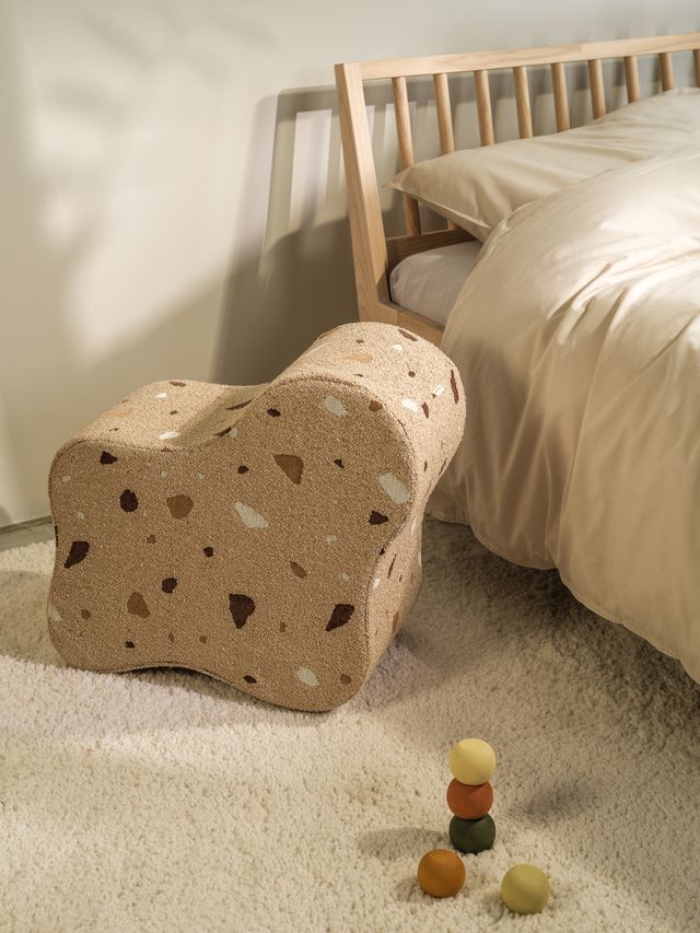 Wigiwama Terrazzo Cloud Pouffe - Brown