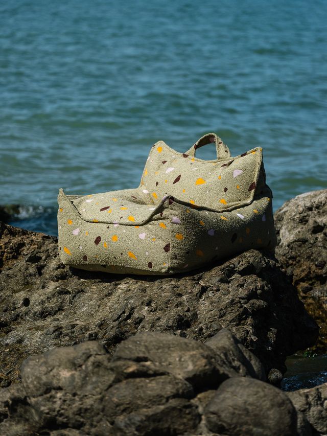 Wigiwama Terrazzo Beanbag Chair - Green