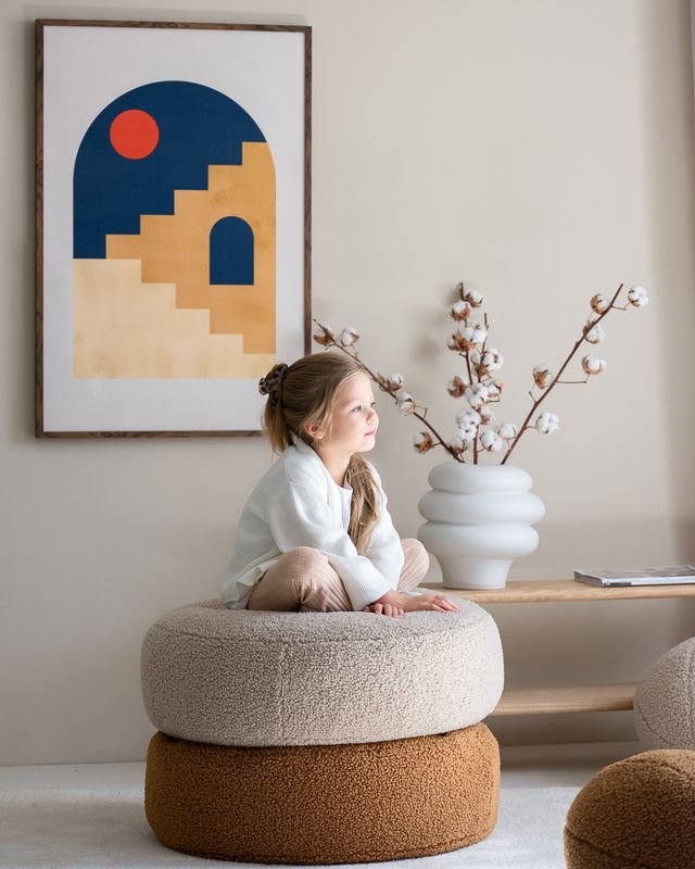 Wigiwama Ottoman - Brown