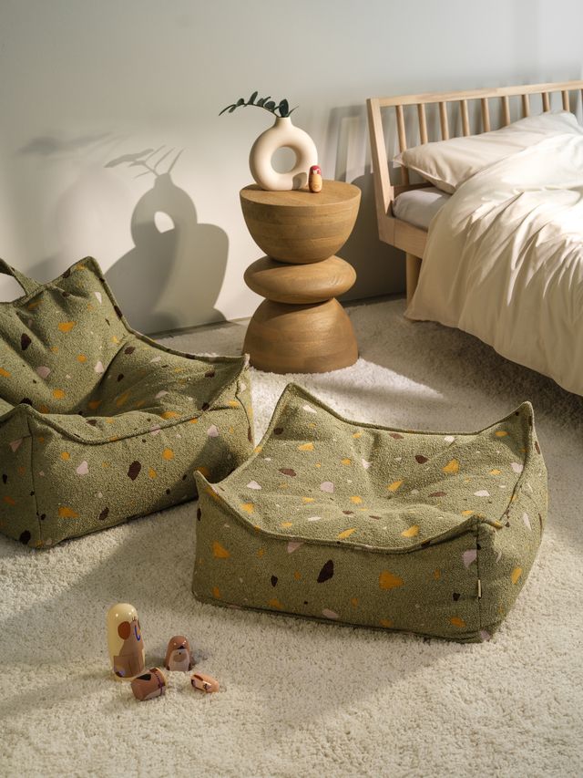 Wigiwama Terrazzo Beanbag Chair - Green