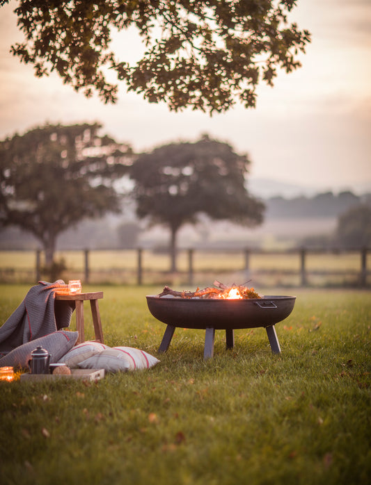 Foscot Fire Pit Large - Fire Pits & Chimineas - Garden Trading -