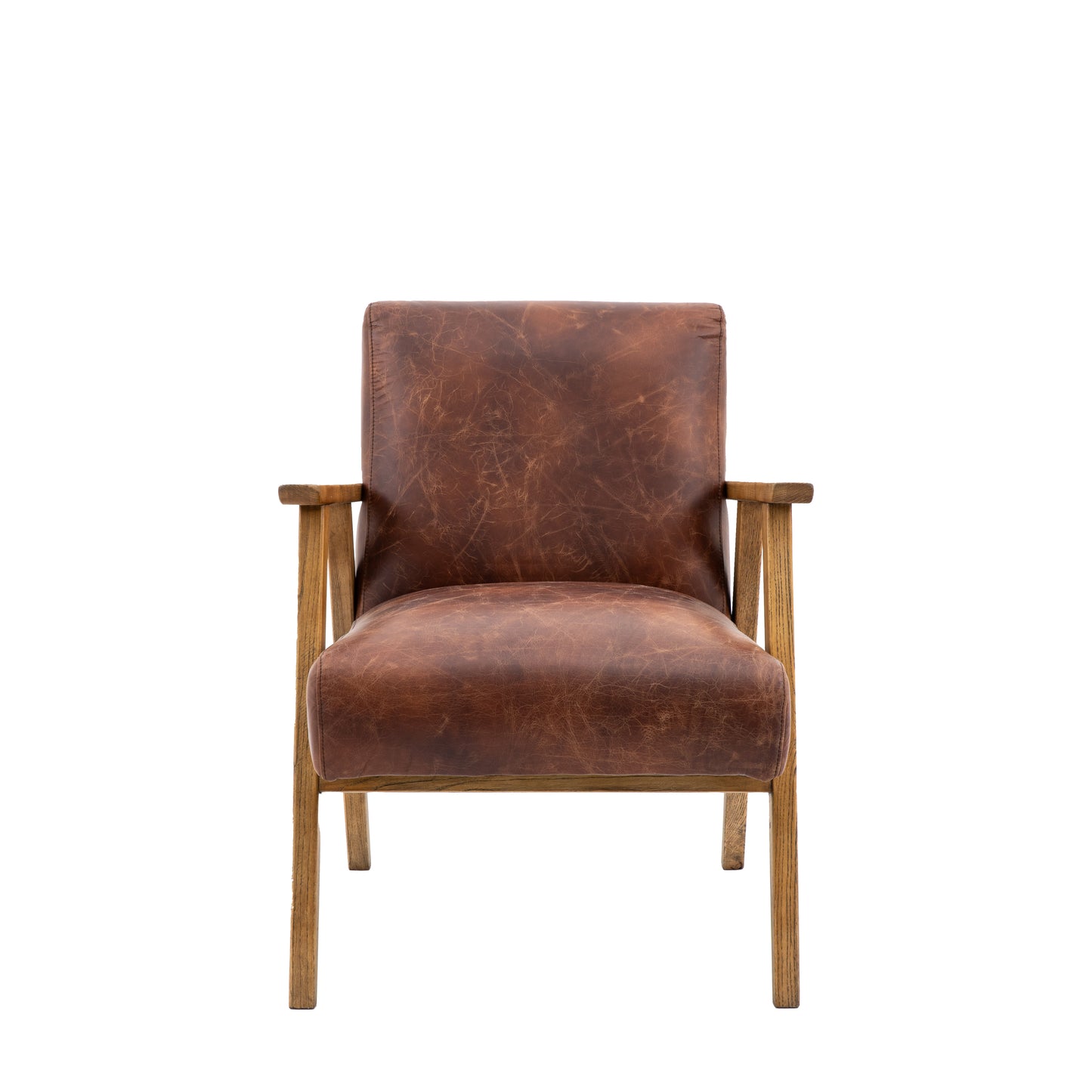 Newton Armchair Vintage Brown Leather