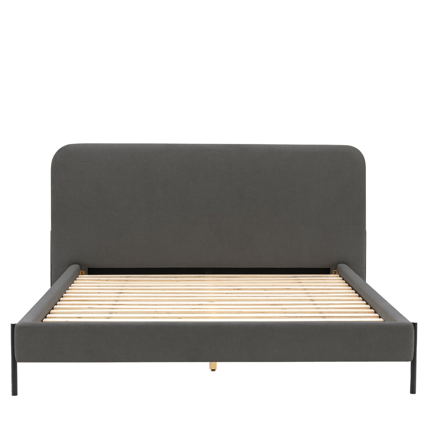 Oliver King Size Bed Warm Grey
