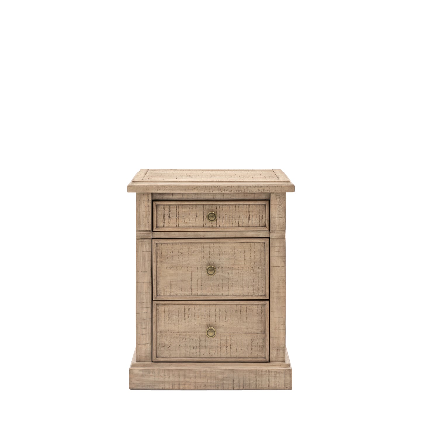 Manor 3 Drawer Bedside Table
