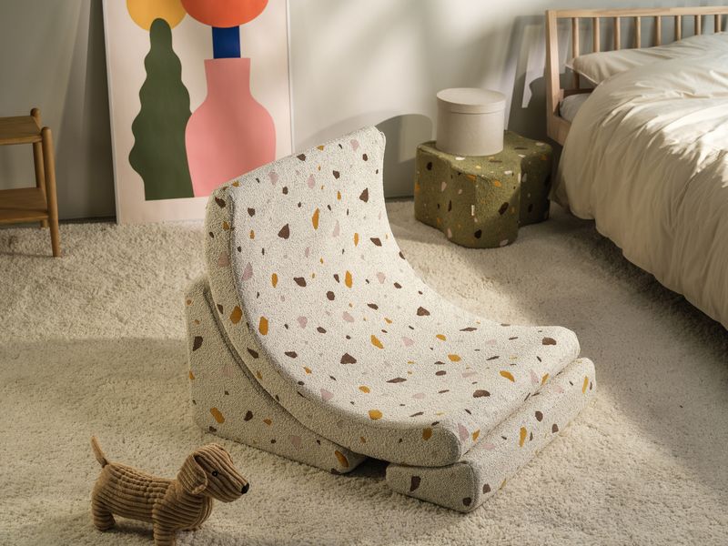 Terrazzo Marble Moon Chair