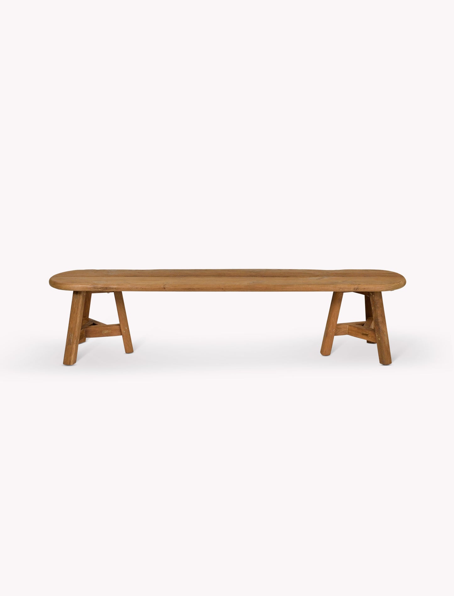 Hawthorne Oval Dining Bench Natural