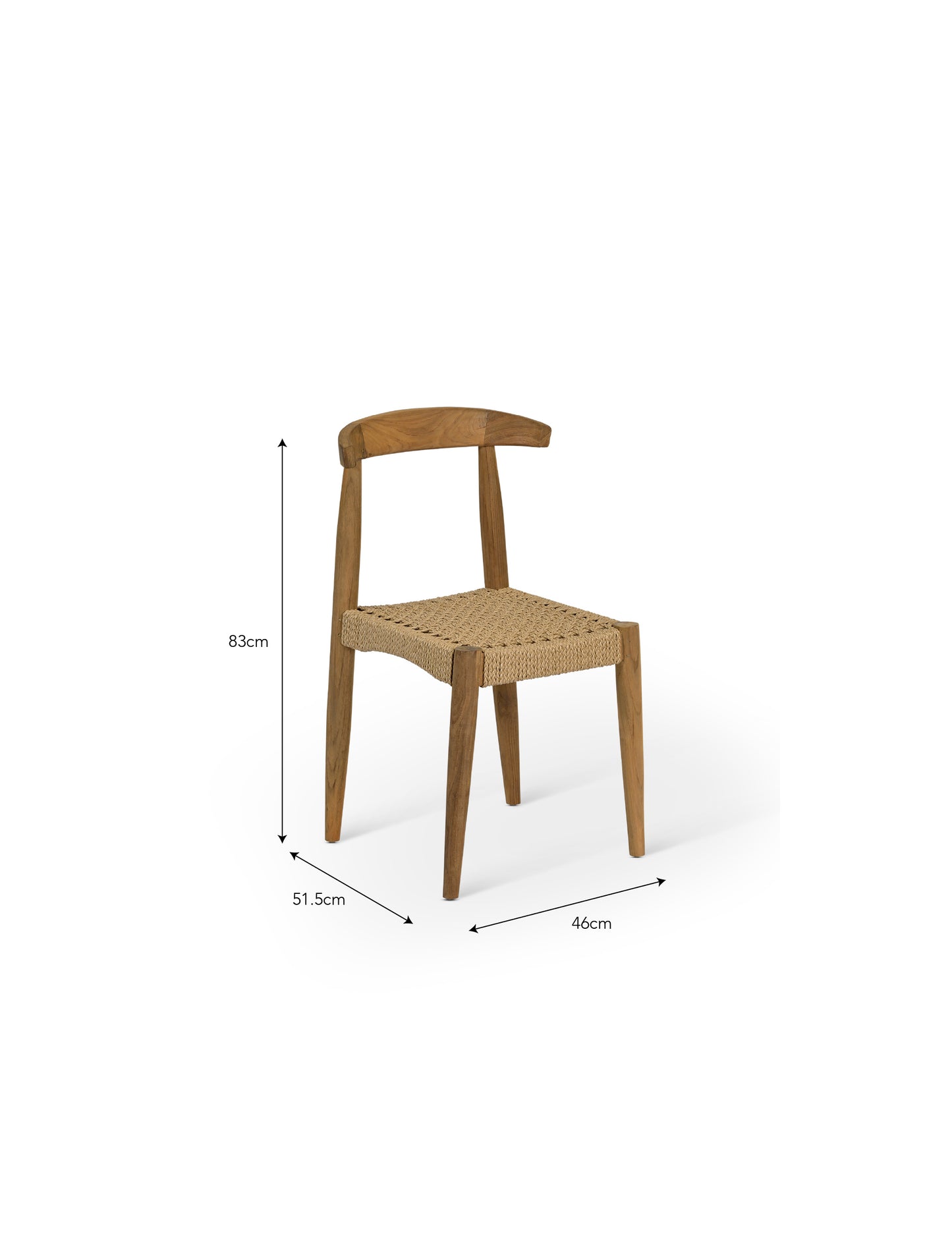 Hawthorne Dining Chair Set of 2 Natural