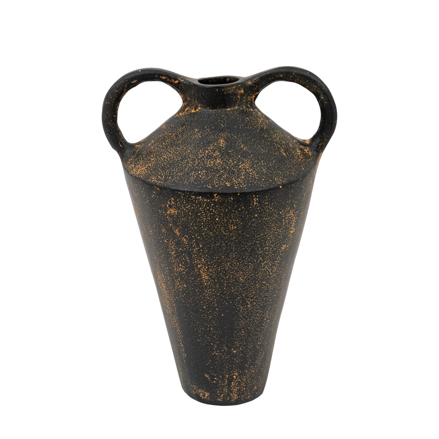 Riddle Cast Metal Vase Large
